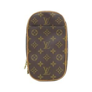 LOUIS VUITTON Brown Monogram Pochette Shoulder Bag